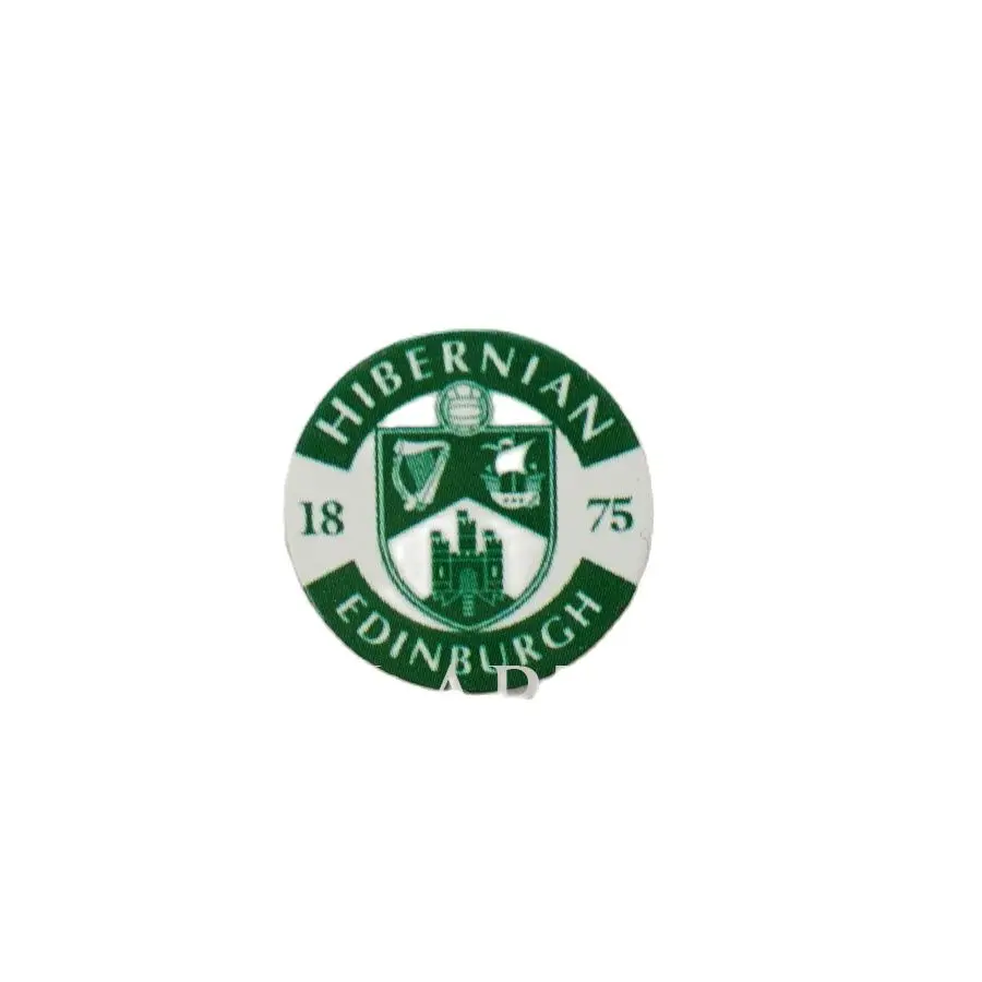 

Hot Selling Creative Custom offset print Football Metal Famous Brand Advertising Badge Print logo Wholesale 18MM