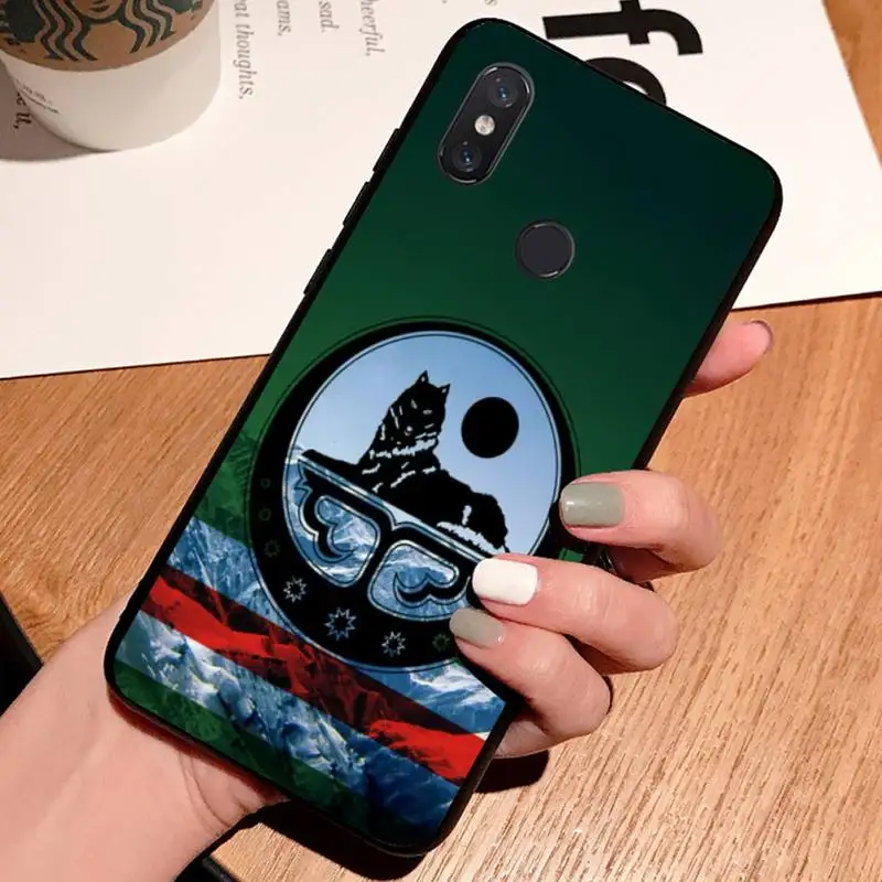 

Chechnya National Flag Accessories logo luxury Phone Case shell For Xiaomi Redmi note 7 8 9 t k30 max3 9 s 10 pro lite
