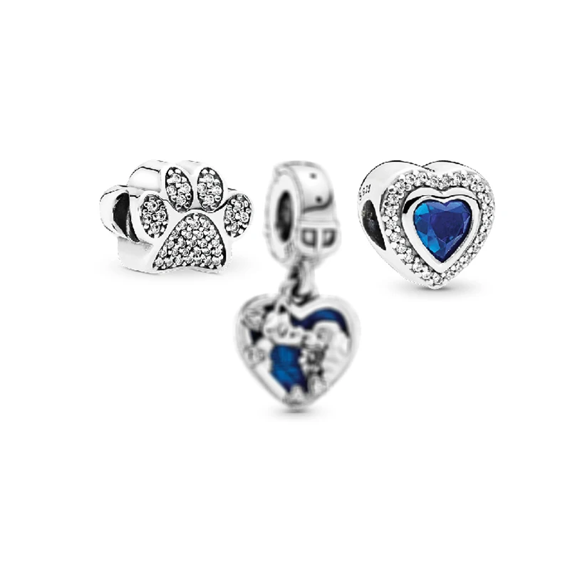 Зима 2020 новинка подвески в форме лап и сердца высококачественные украшения