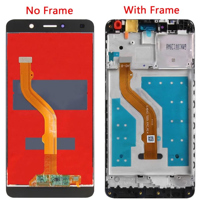 Новый ЖК-дисплей 5 дюйма для Huawei Y7 Prime 2017 дисплей сенсорный экран с рамкой