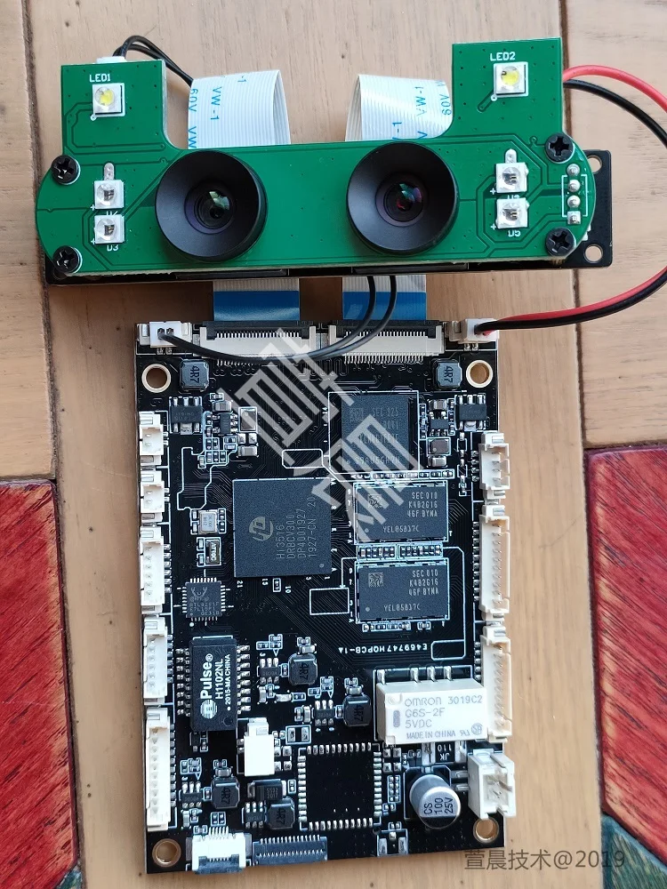 

HI3516DV300 AI машина для глубокого обучения доступа, материнская плата с двойной камерой