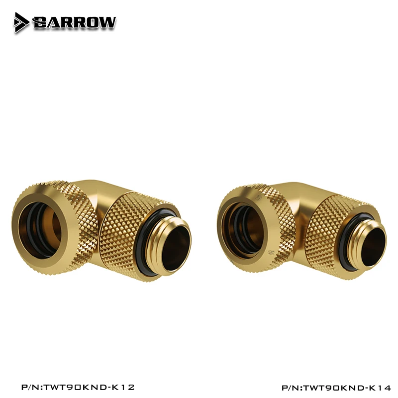 Barrow вращающийся фитинг 90 градусов для жесткой трубы 12 мм 14 G1/4 ''адаптер