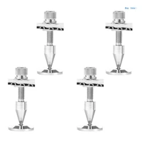 20ce 4 sets speaker stand spikes isolation spikes stand foot hifi speaker shockproof cone base pads chrome plated spikes base
