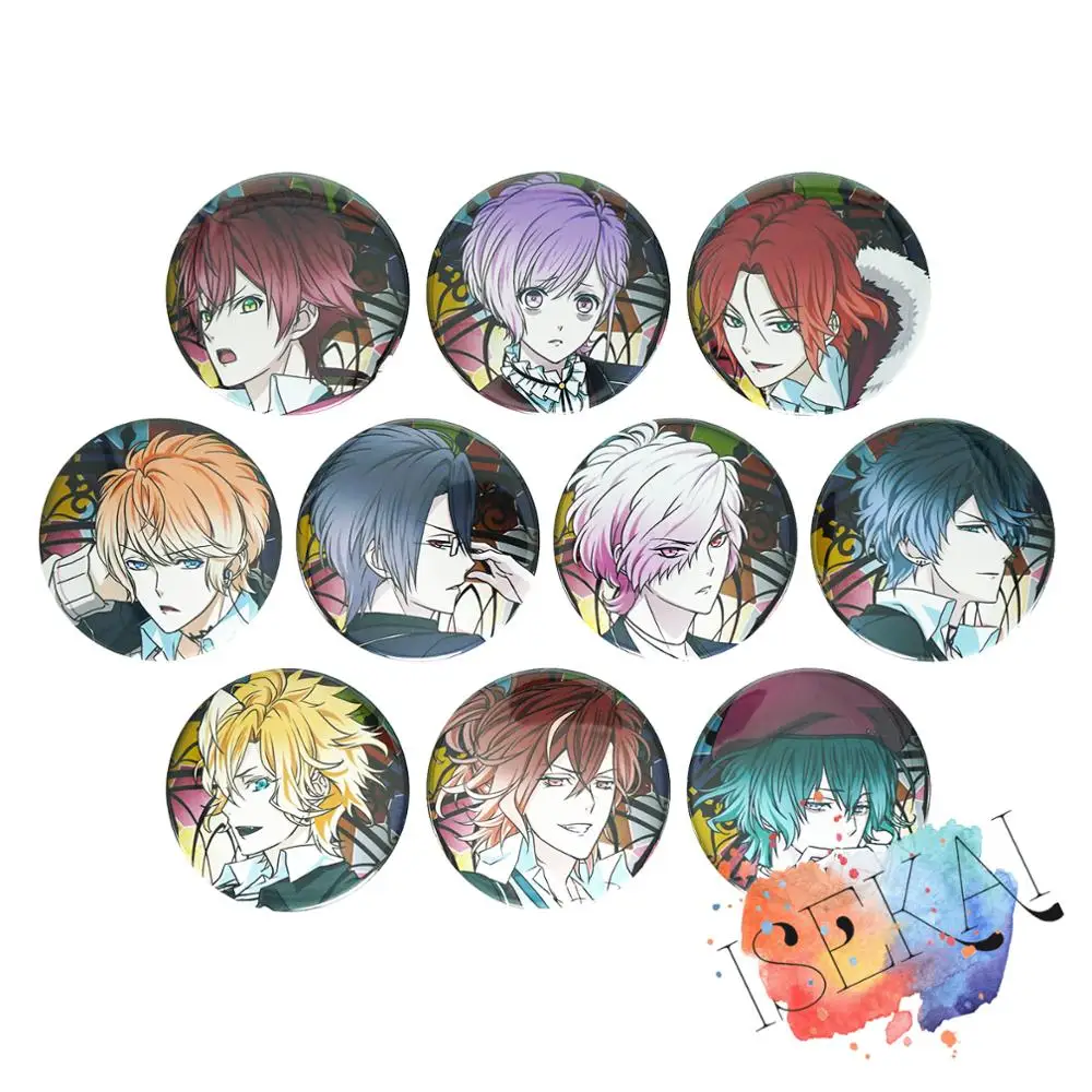 Значок аниме, значок аниме Kanato Shu Laito Subaru Ayato Azusa Yuma Kou ruki reiji, металлическая брошь