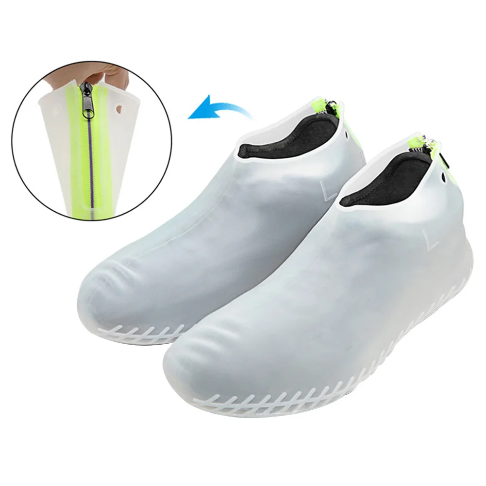 

1pair Unisex Waterproof Silicone Accessories Non Slip Foldable Reusable Shoe Covers Soft Outdoor Cycling For Rain Easy Clean