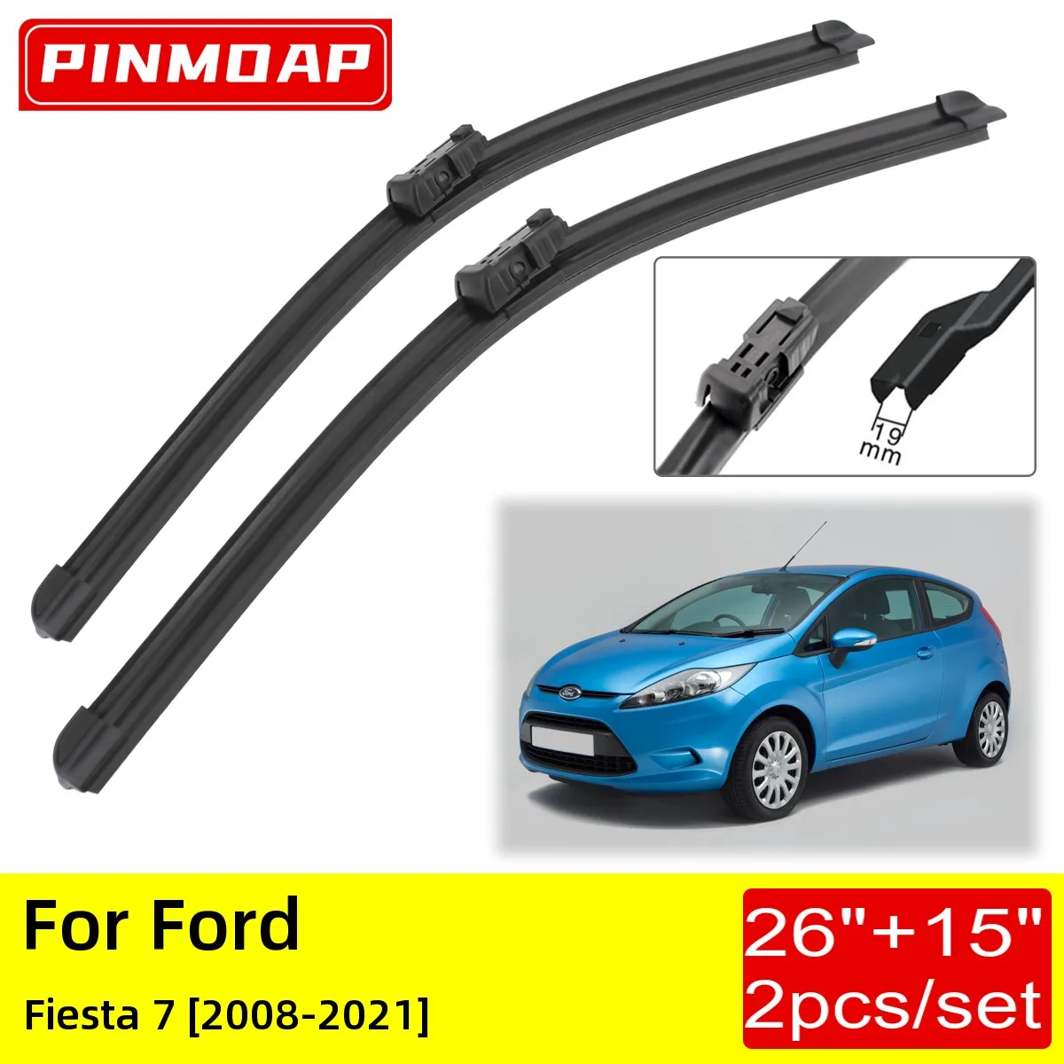 

Щетки стеклоочистителя передние для Ford Fiesta 7 2008 2009 2010 2011 2012 2013 2014 2016 2017 2018 2019