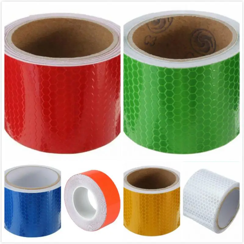 Светоотражающая лента 5 см стикеры для стайлинга автомобиля фотоотражающая