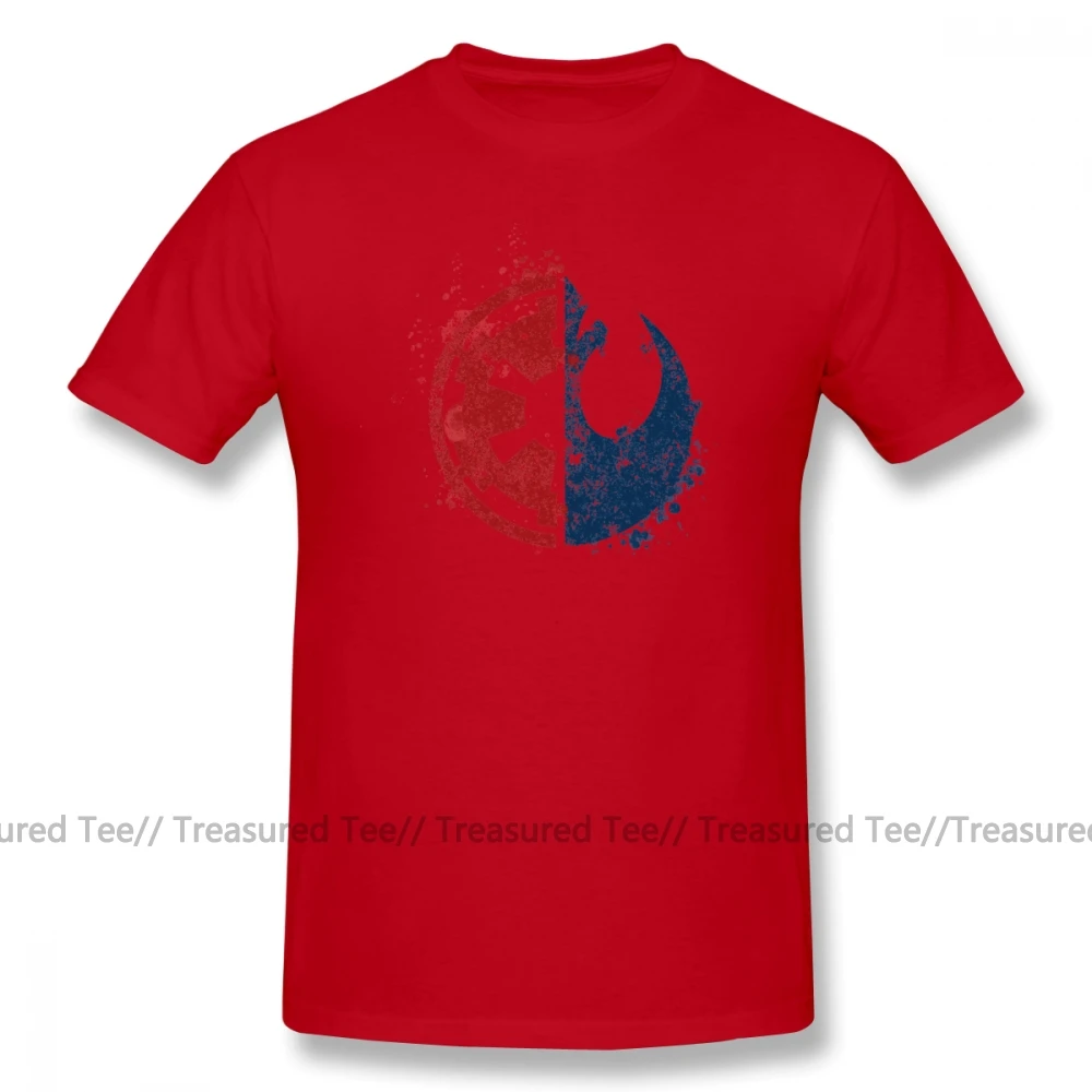 Red Футболка Star Wars Choose Your Path, Пляжная футболка с графическим рисунком, хлопковая Футболка большого размера с забавным человеком, футболка с коротким рукавом - Цвет: Red