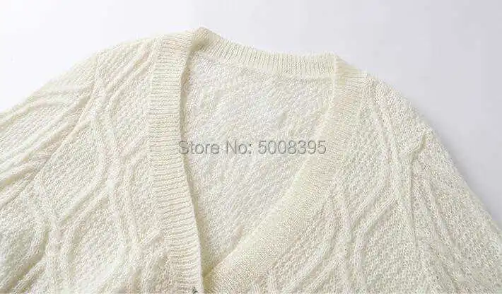 

Woman Fashion Wool Mohair Blend Knit Cardigan Sweater V-neck Heart Metal BUTTONS LONG SLEEVES knitwear