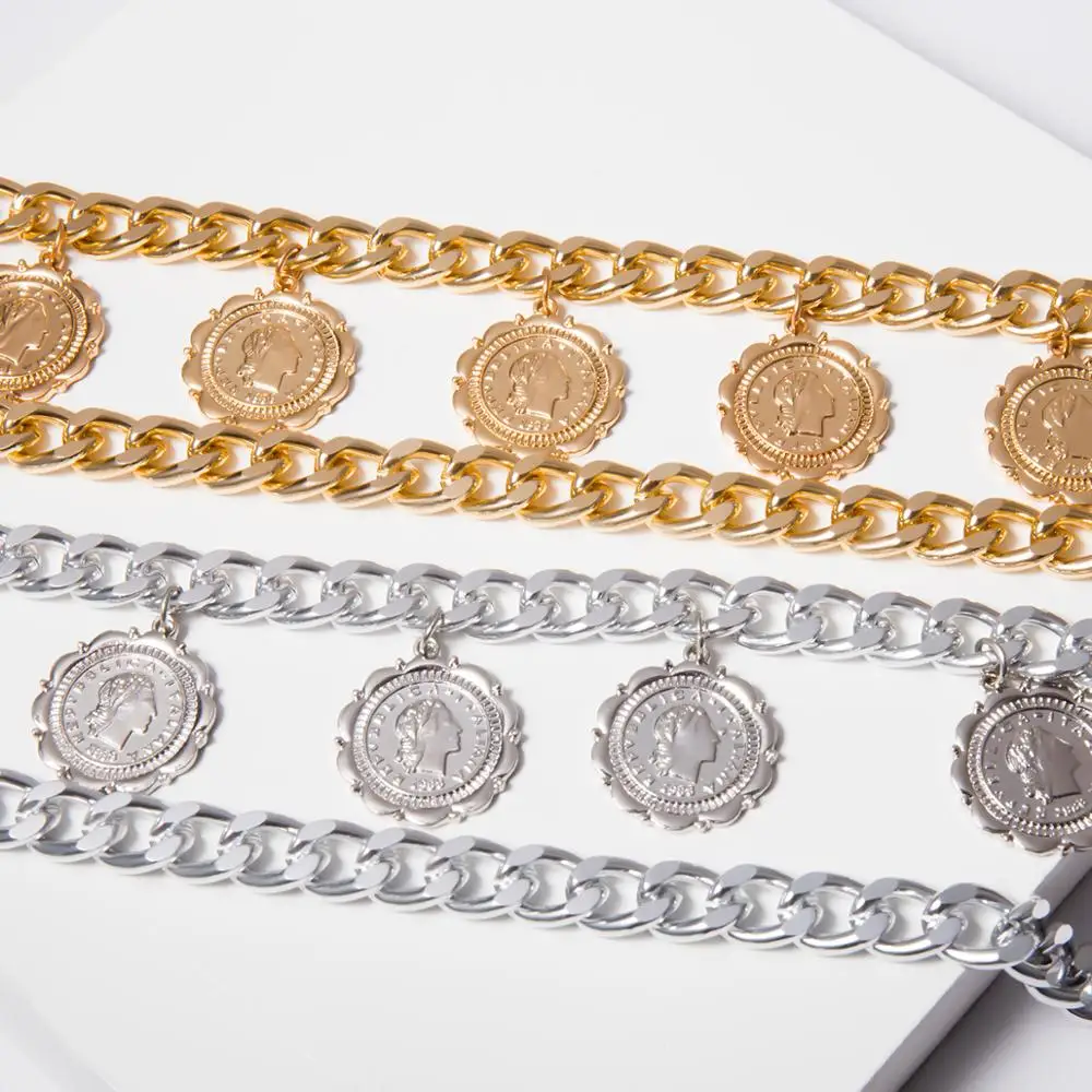 Крупное кубинское ожерелье под воротник в стиле панк цепь европейском и