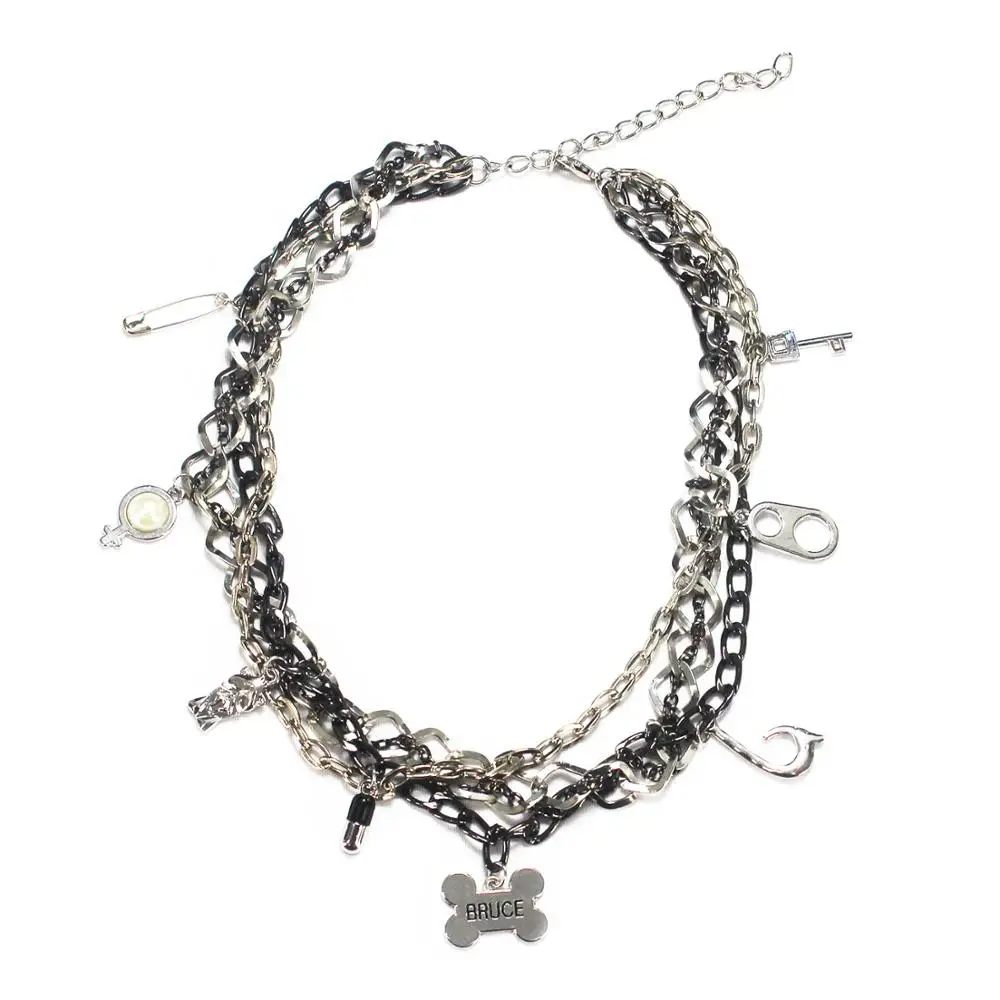 

CosDaddy Harley Necklace Pendant Quinn Cosplay Props Women Halloween Party Club accessories