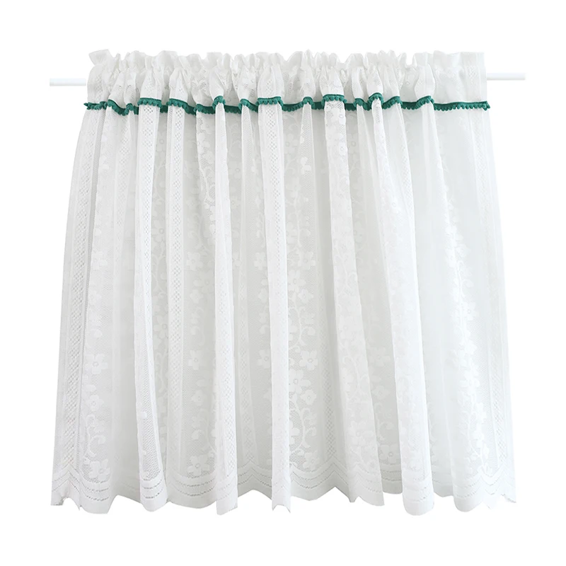 Американская деревня чистый цвет цветок кружево вышивка балдахин тюль модная