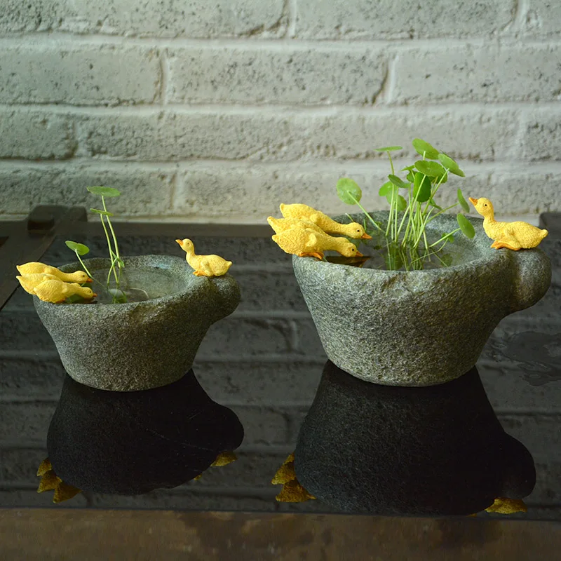 ED оригинальный качественный дизайнерский цветочный горшок бонсай имитация