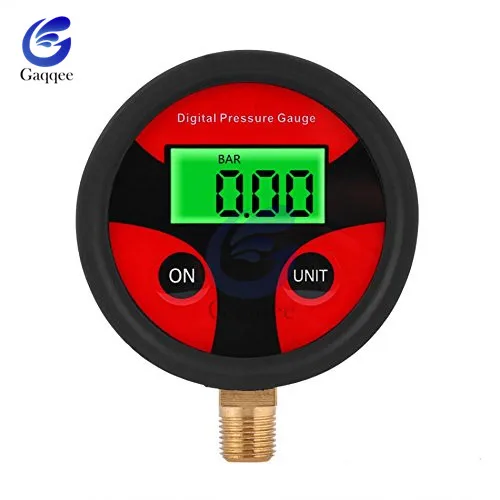 0 200 фунтов/кв. Дюйм манометр с циферблатом тестер цифровой измеритель давления в