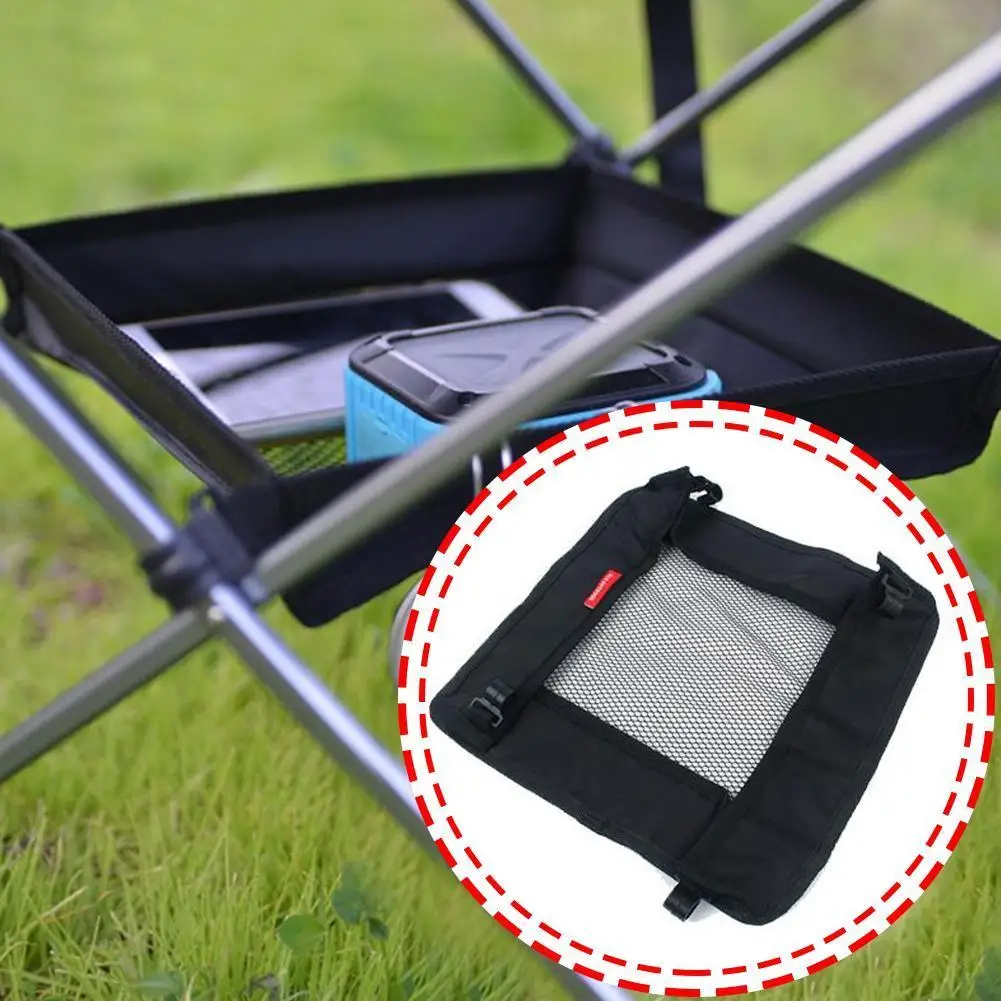 

Folding Table Storage Hanging Basket Outdoor Wild Rack Net Basket Storage For Chair Picnic Bag Fishing Hanger Camping Table U0I2