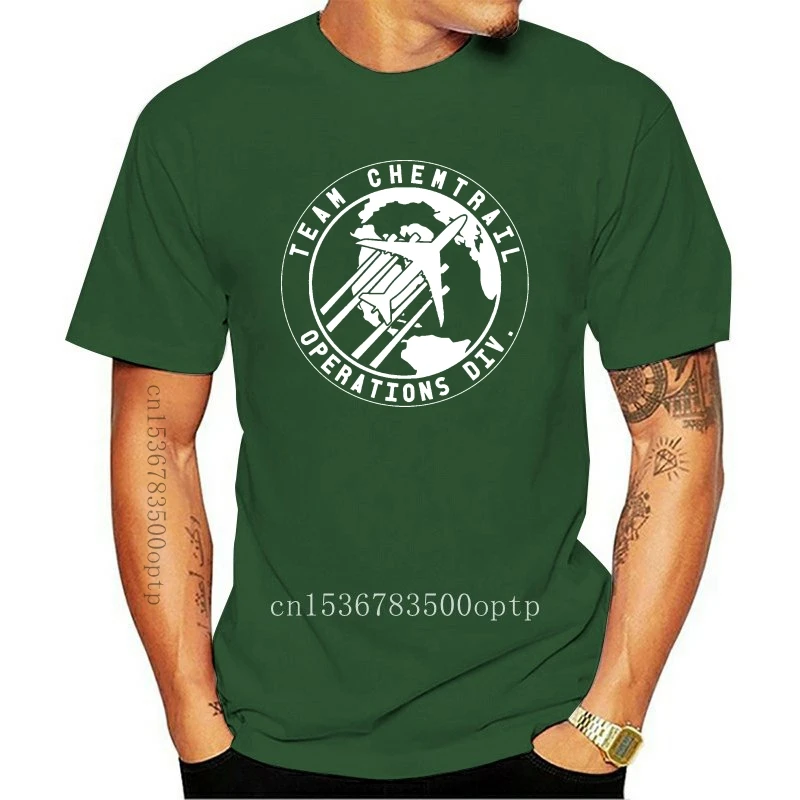 

New 2021 2021 Men Summer Team Chemtrail Operations Div. Funny Aviation Pilot T-Shirt Cool Men Cotton T-shirt