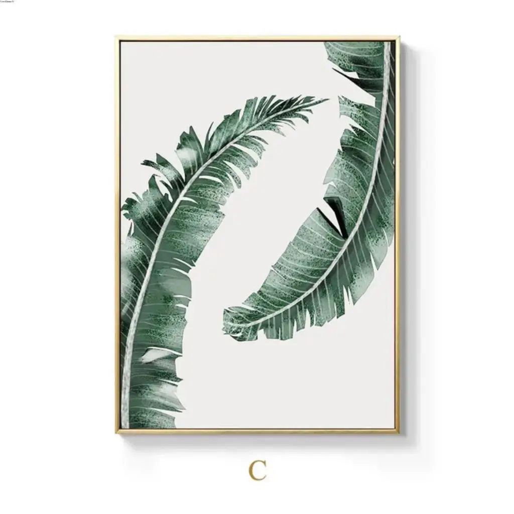 

Plant Potted Art Poster simple white background fashion simple style room Decoration Canvas Oil Painting Frameless