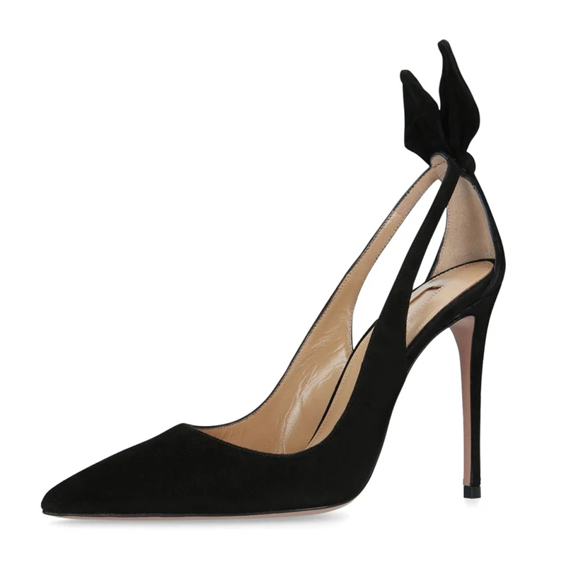 

New Pointed Sexy Rabbit Ears Stiletto Heels Professional Shoes Frosted Solid Color Baotou Shallow Mouth High Heel Sandals