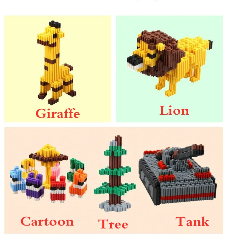 Пластиковые блоки для подключения объемная упаковка кирпичи творчества