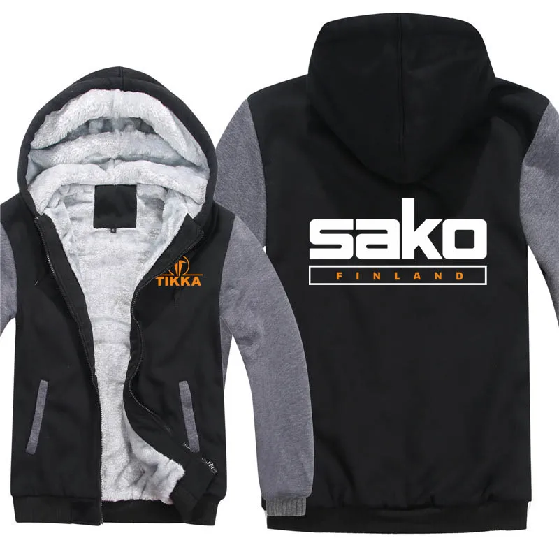 Мужские зимние толстовки с капюшоном и шерстяной подкладкой | Мужская одежда