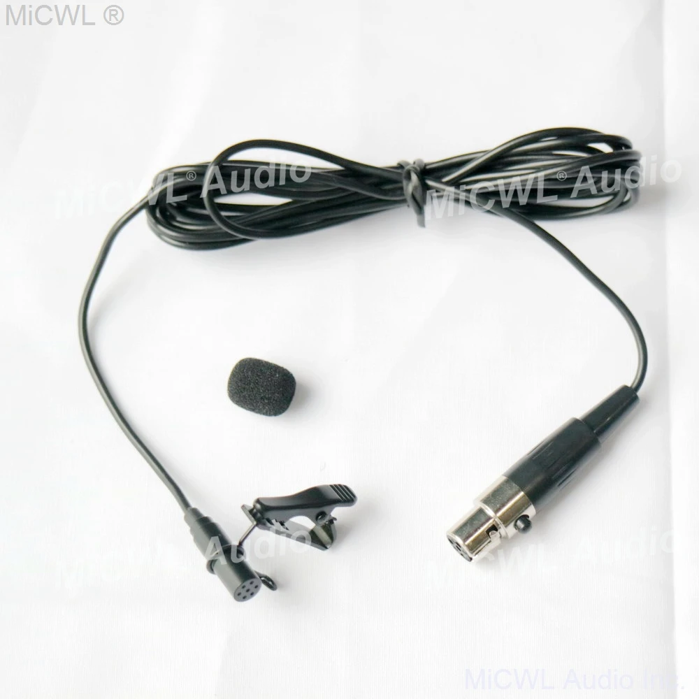 Professional ME2 Clip Lavalier Microphone for Shure Lapel Wireless System TA4F 4Pin XLR Mini | Microphones