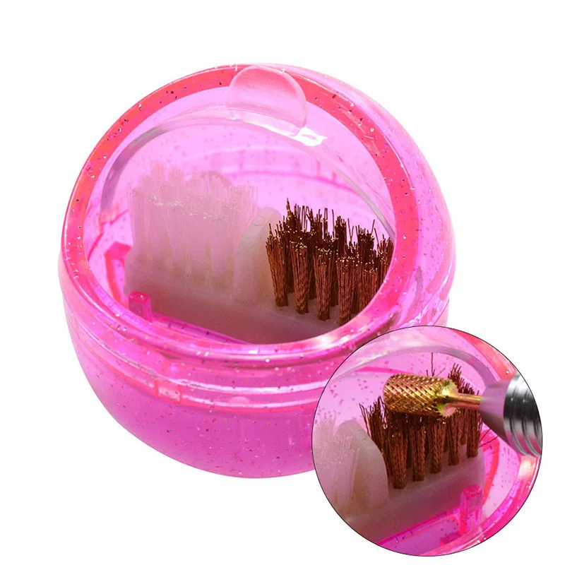 

1Pcs Portable Drill Bit Cleaning Brush Wire for Nail Art Polisher Manicure Electric Grinding Machine Deeply Clean To Make Clean