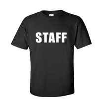 staff adult short sleeve t shirt in 3 colors