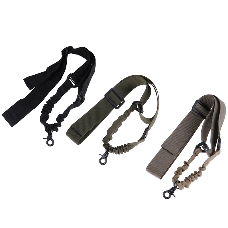 1 шт. нейлон Регулируемый тактический одно лезвие Банджи винтовка пистолет