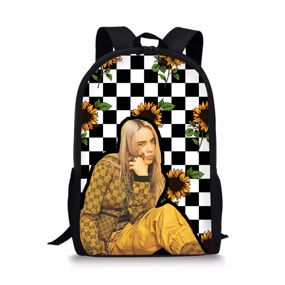 As picture THIKIN Spider-Girl Billie Eilish, школьные сумки с принтом, детские сумки, популярные повседневные сумки для девочек, детские сумки на плечо, на заказ - Цвет: As picture