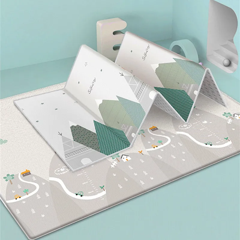 Детский игровой коврик для детей ясельного возраста мягкий пол ползающий ковер