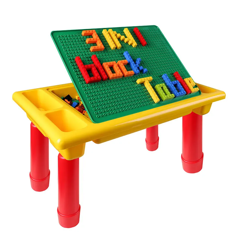 Детский рабочий стол Классические блоки с 24 конструкциями креативные кубики для