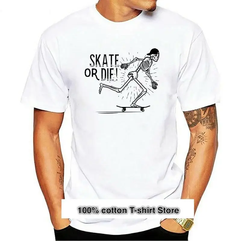 Camiseta de Skate o Die, camisa de Skate, Skate, tabla de patinaje, Indie, camiseta de moda 208