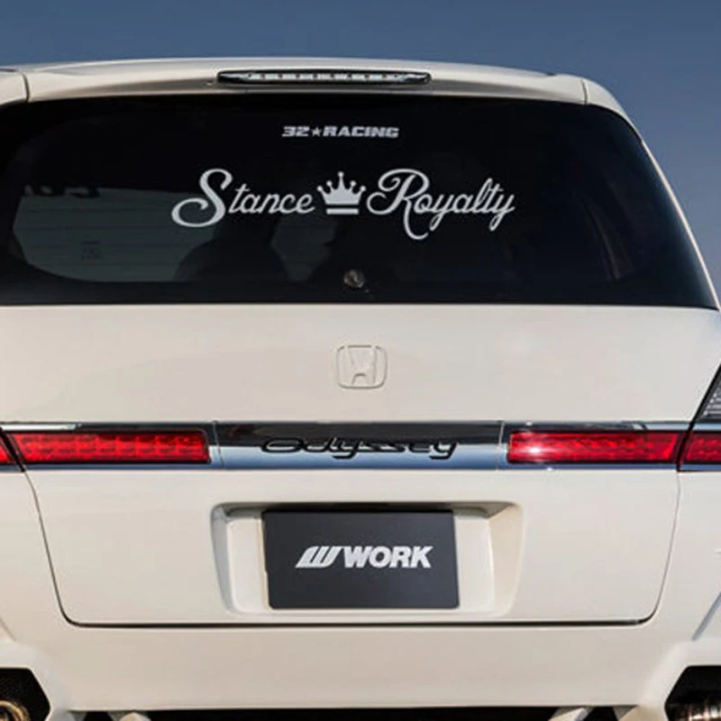 Черная/серебряная Автомобильная наклейка стойки королевская Королевская корона