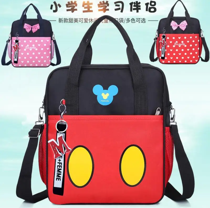 Бесплатная доставка сумка через плечо с диснеевским Микки Маусом женская из