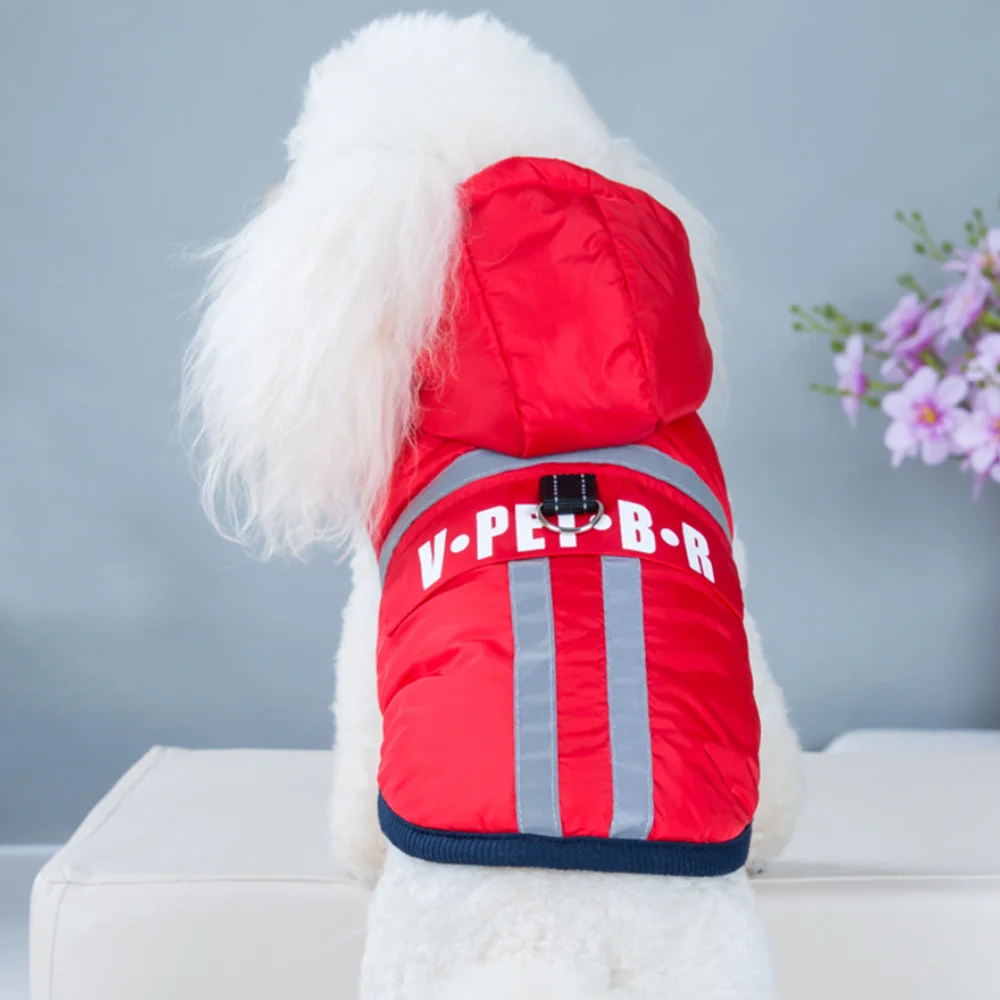 Одежда для собак осень и зима новинка светоотражающее водонепроницаемое