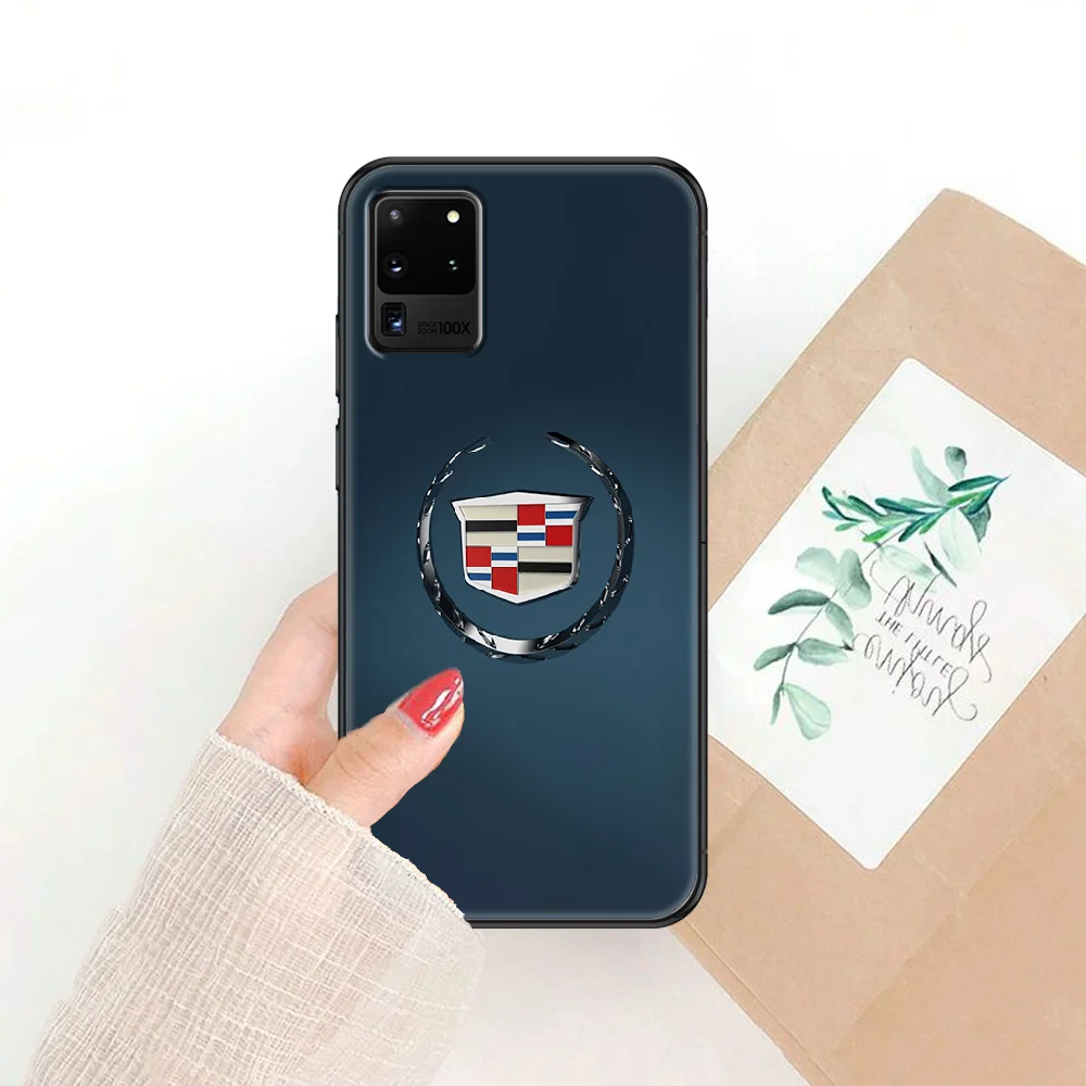 

Sports Car Cadillacs Phone case For Samsung Galaxy Note 4 8 9 10 20 S8 S9 S10 S10E S20 Plus UITRA Ultra black painting funda