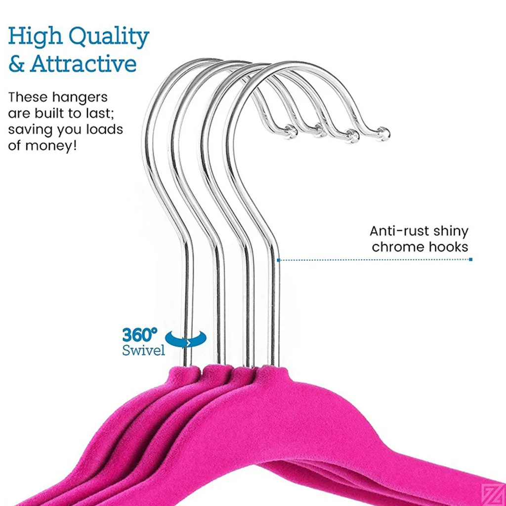 10/20/30 пакет Нескользящие мягкие бархатные детские вешалки для куртки и штаны