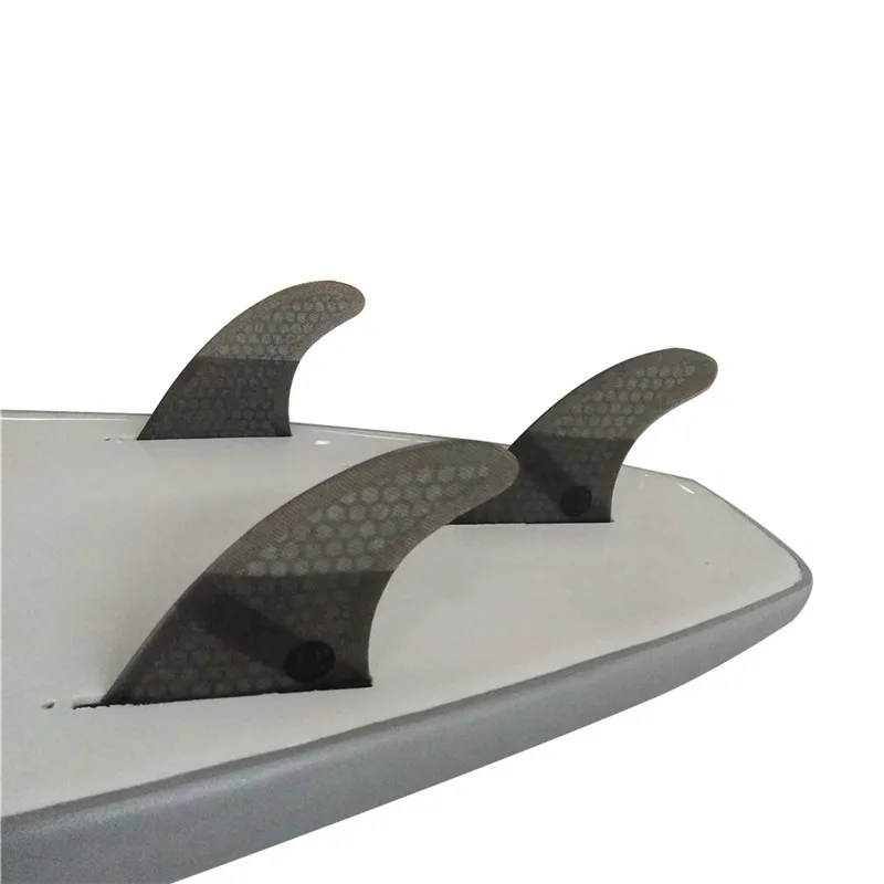 Серфинг с одной петлей черного цвета ith Стекловолоконный медовый плавник 3 шт три