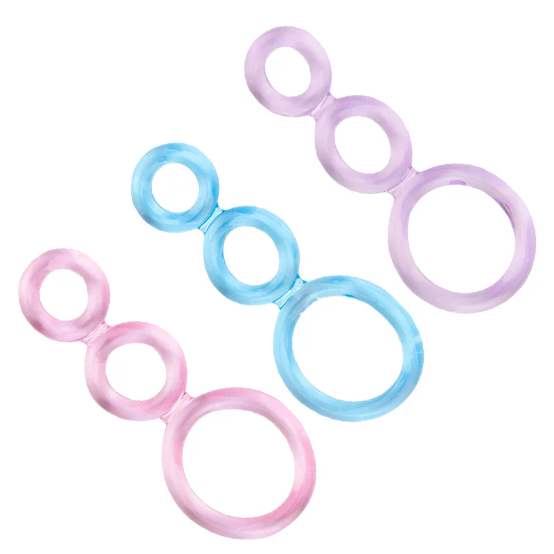 1 шт. три петуха клетка пенис расширительные кольца время от преждевременного