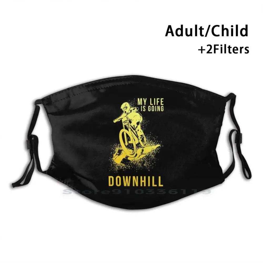 Горным велосипедистом Mtb подарком для друзей и близких печать многоразовая маска