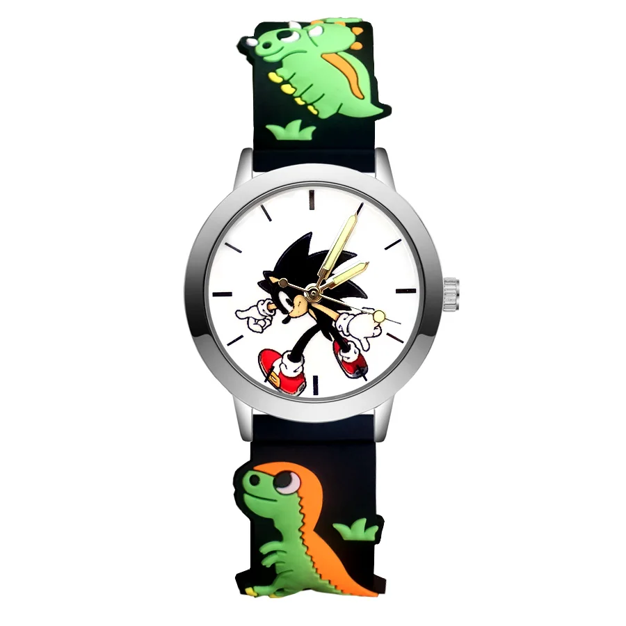 

Children's Cute Cartoon Style Student Boy Girl Kids Silicone Strap Quartz Wrist Watches JA229