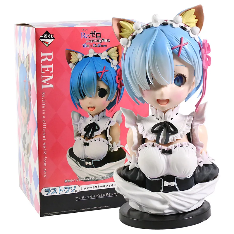 

Аниме Фигурка Re Zero Rem Ram, отличная модель игрушки, подарок, коллекционные предметы, статуя, украшения