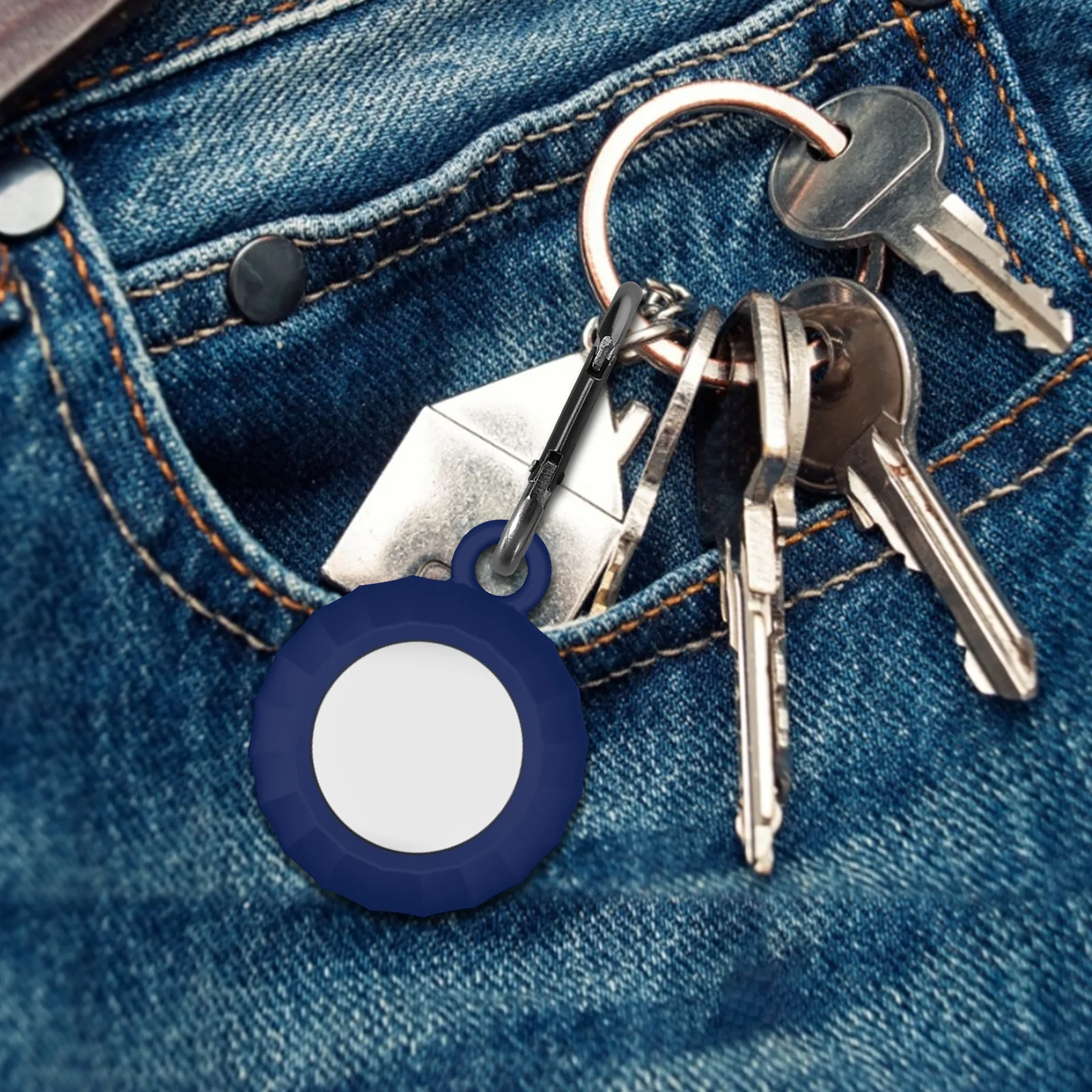 Силиконовый чехол трекер для airтеги легкий защитный Iphone защита от потери прямая