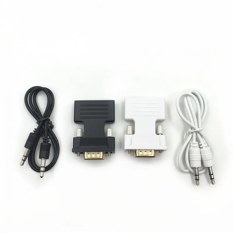 Адаптер 1080P HDMI VGA штекер гнездо кабель преобразователь цифрового телефона для ПК