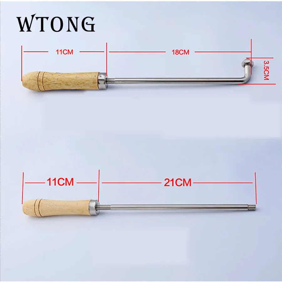 WTONG custom logo handheld fire stick stamping burning mold stamp for cake bread beef BBQ wooden copper | Дом и сад