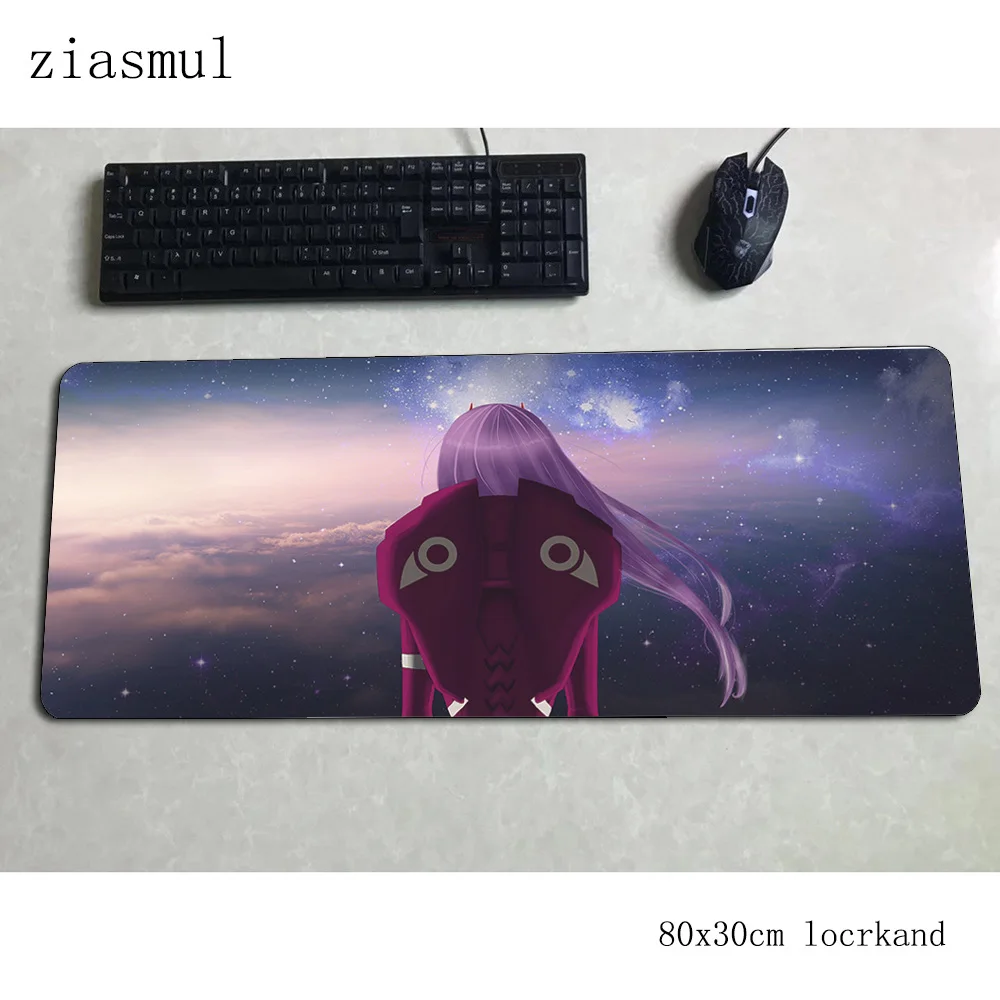 Darling в franxx коврик для мыши с изображением 800x300x3 мм толщиной и геймпад пк