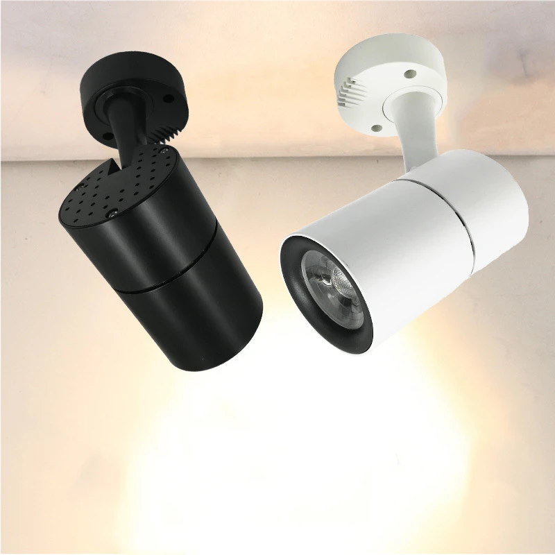 Потолочные светильники светодиодный прожектор поверхностный монтаж COB 7W12W24W30W 360