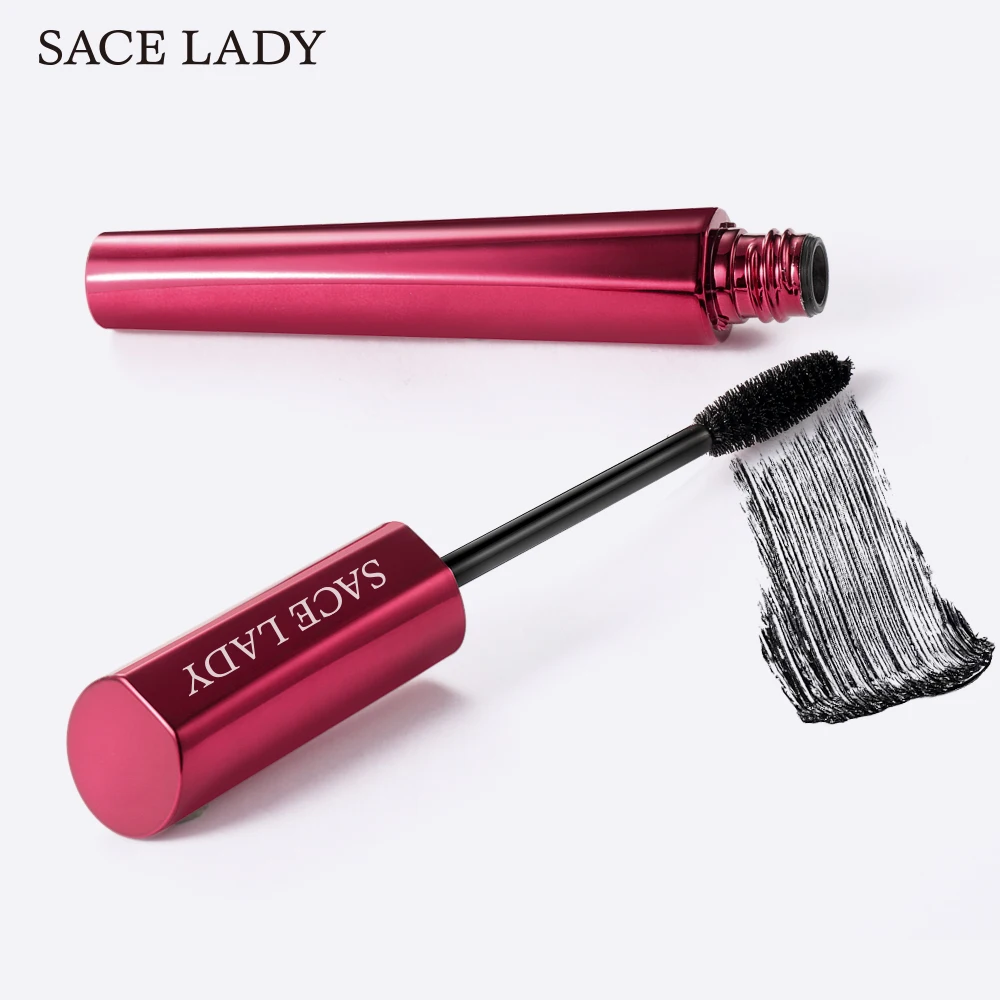 SACE LADY, 4D шелковая тушь для ресниц, Подкручивающая густые ресницы, водостойкая, 3d, Rimel, удлинение, макияж, объем, натуральные ресницы, косметика