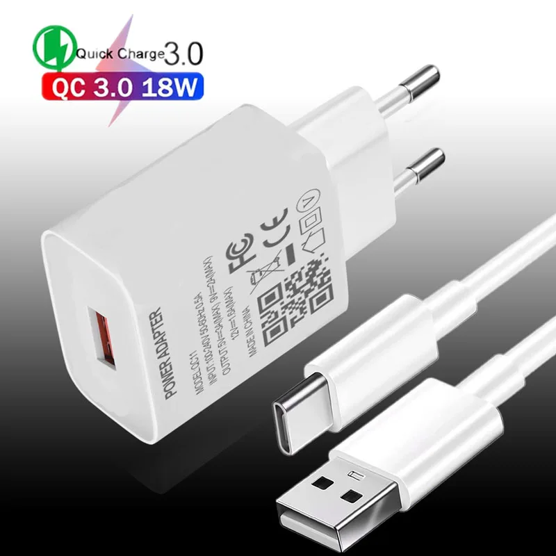 

Fast Charging Charger 3A Type C Phone Cable For Samsung A51 A71 A81 A50 A40 S21 S20 S9 S8 Xiaomi Huawei P30 Pro Fast Charger