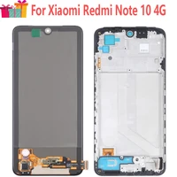 original amoled for xiaomi redmi note 10 4g note10 m2101k7ai m2101k7ag lcd display touch screen digitizer assembly